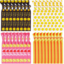 WILLBOND 32 Pieces Softball Sports Hair Ties Sports Hair Accessories Elastic Sports Ribbon Hair Ties for Women Sports Hair Accessories