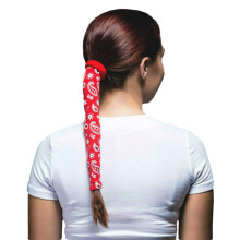 Wrapter Pony Tail Hair Wrap (Red Paisley)