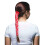 Wrapter Pony Tail Hair Wrap (Red Paisley) 1