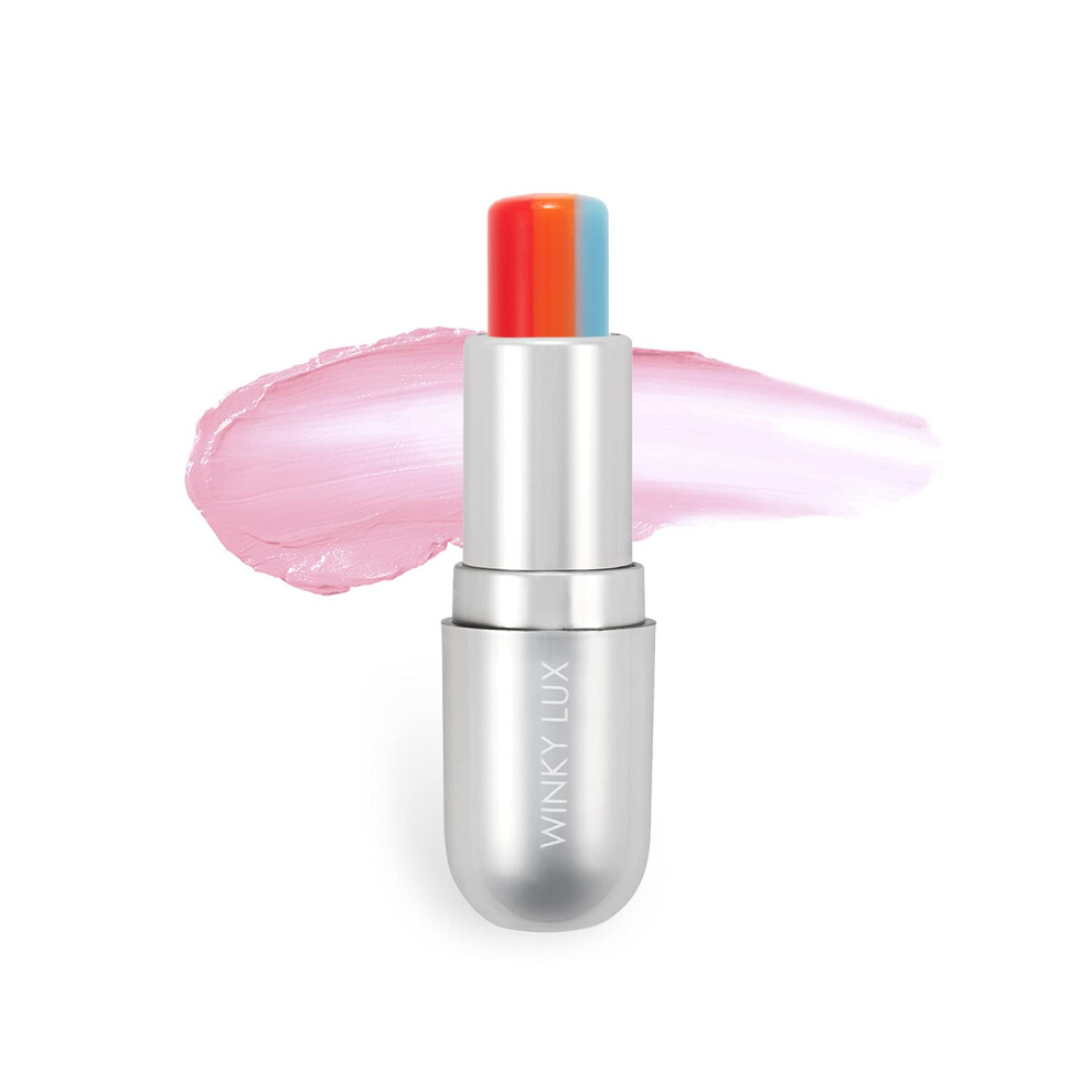 Winky Lux Pink Rainbow Ph Tinted Lip Balm Hydrating Lip Balm Cherry Tint With Vitamin E And Jojoba Oil To Moisturizer Lips Vegan & Cruelty Free