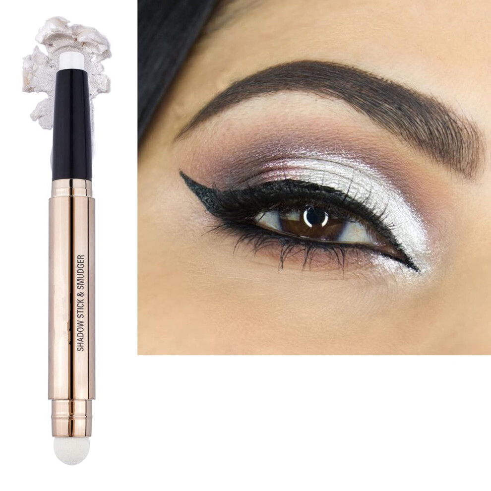 Twlbxmg White,Cream White Eyeshadow Stick Eyeliner Makeup Cream Shimmer Smooth Glitter Eyeshadow Pencil Base Primer Hypoallergenic Waterproof Long Lasting Eye Shadow High
