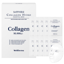 WELLDERMA Sapphire Collagen Hydro Essential Mask 10 arkkia Ihoa rauhoittava