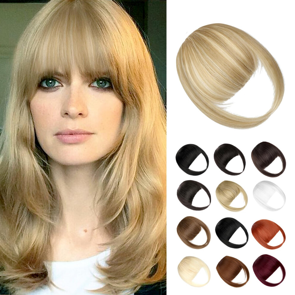 Wodelanle Bangs Hair Clip In Bangs Fake Bangs Natrual Clip In Hair Extensions Easy To Use Faux Bangs Clip On Bangs Blonde French Bangs Fringe With