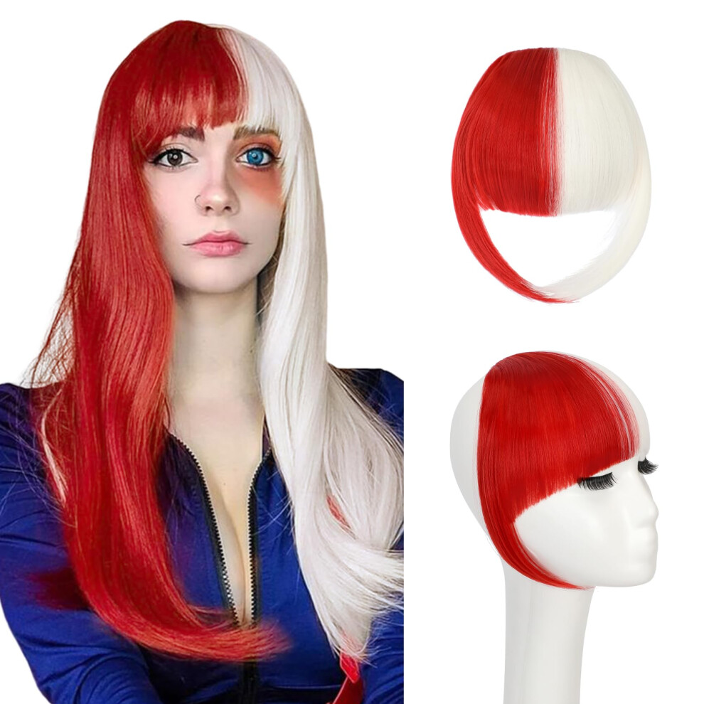 Wodelanle Unisex Bangs Hair Clip In Bangs Fake Bangs Natrual Clip In Hair Extensions Easy To Use Faux Bangs Clip On Bangs French Bangs Fringe With Temples