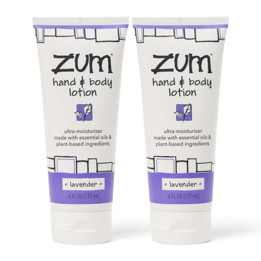 Zum Lavender Hand And Body Lotion - 6 Fl Oz (2 Pack)