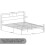 Vida Designs (King Size, White) Dorset Metal Bed Frame with Modern Headboard 8