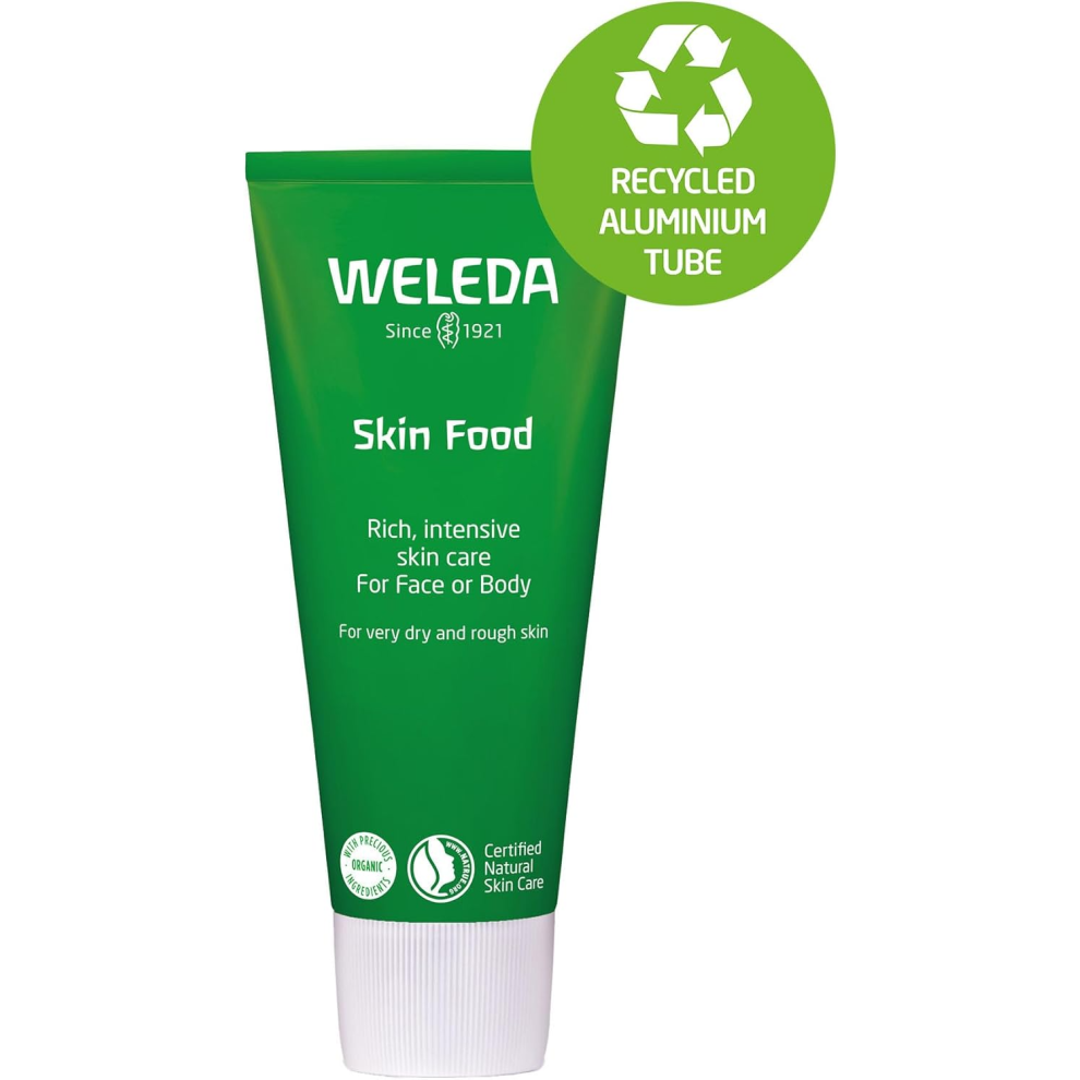 Weleda Skin Food, Dry Skin Moisturiser, Moisturising Cream & Primer,