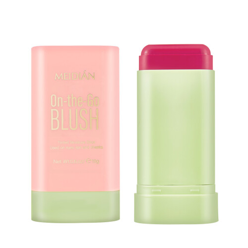 3 in 1 Blushers，Blush Stick for Cheeks Lips Eyes, Face Blush,Pink