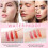 3 in 1 Blushers，Blush Stick for Cheeks Lips Eyes, Face Blush,Pink 5