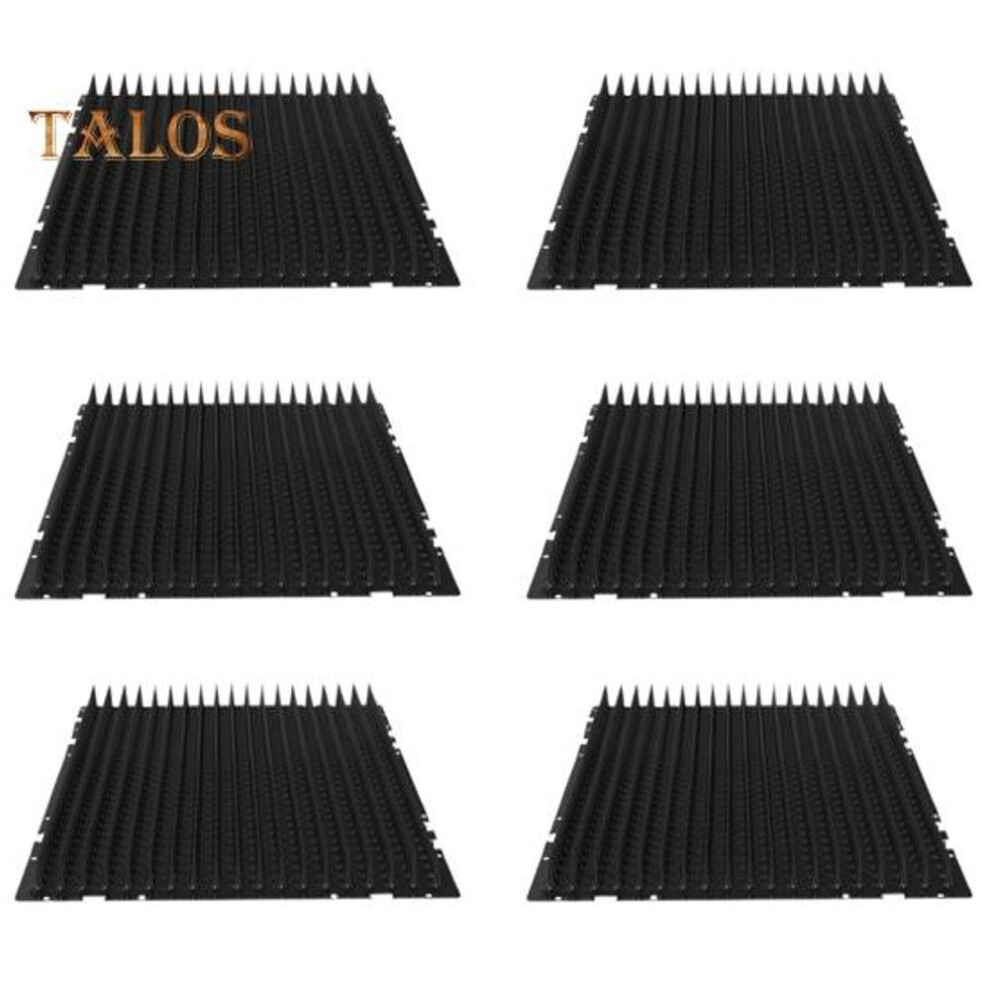 (black, 6pcs) 6/12 Pcs Cat Scat Mat Pet Deterrent Mat With Spike Pet Training Mat For Keeping Cats Dogs Away From Plants Furniture Indoor Outdoor Use