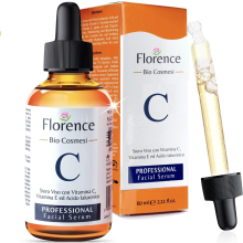 Big 2.11oz. Organic Vitamin C Serum for Face with Hyaluronic Acid