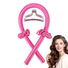 Bastão para cabelos cacheados sem aquecimento com modelador de cabelos longos,modelador de cachos, ferramentas para modelar durante o sono - Style4