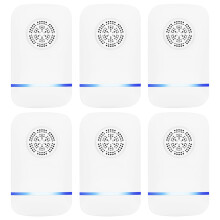 Repelente ultrassônico de pragas, repelente eletrônico de pragas com plugue para controle de pragas em ambientes internos - Plugue da UE