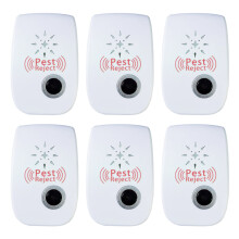 Repelente ultrassônico de pragas, plugue eletrônico para controle de pragas para insetos, ratos e aranhas, plugue repelente - Plugue UE