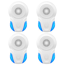 Repelente ultrassônico de insetos, repelente ultrassônico de insetos com plug-in,baratas, ratos, mosquitos - 4 peças - plugue europeu