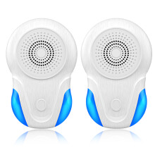 Repelente ultrassônico de insetos, repelente ultrassônico de insetos com plug-in baratas, ratos, mosquitos - 2 peças - plugue europeu