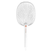 Nabíjateľná raketa na komáre, lampa na komáre, otočná rukoväť - biela
