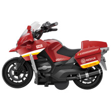 Chlapčenský model zotrvačnej motorky - červený