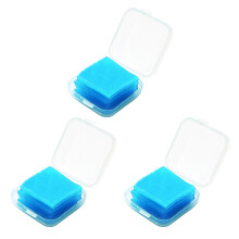 Diamant-Farbpunktbohrwerkzeug, Tonfarbe, quadratische Flasche, quadratischer Punktbohrer, Tonanzug, blau