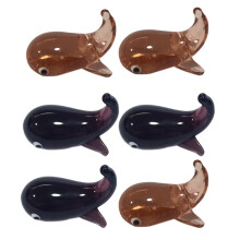 Stück süße Wal-Stiftehalter, Essstäbchen, Löffel, Bürstenablage, bunter Halter, Glasdekor, Stil 1