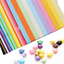 1080 Blatt Origami-Sterne-Papier, doppelseitige farbige Dekorationspapierstreifen für Papierkunsthandwerk, Stil 5