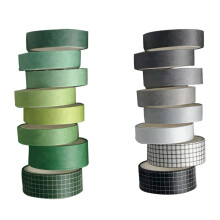 16 Rollen Klebeband-Set, dekorative Klebeband-Sets zum Basteln, für Kinder, Sammelalben, Heimwerken, Geschenkverpackungen – Stil 2