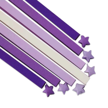 1350 Blatt Origami-Sterne-Papier, doppelseitige farbige Dekorationspapierstreifen für Papierkunsthandwerk, Stil 2