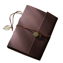 Leder-Sammelalbum, Fotoalbum, handgefertigtes DIY-Sammelalbum, Hochzeitsgeschenke zum Valentinstag - Kaffee