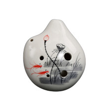Ocarina 6-Loch Alto C Ocarina - Geschenkidee für Musikeranfänger, leicht zu erlernen - Stil 2