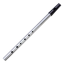 Irische Tin Whistle, Tonart C/D, Irlands klassisches keltisches Folk-Blechblasinstrument | Leicht zu erlernen, für Anfänger – C-Ton – Silber