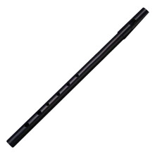 Irische Tin Whistle, Tonart C/D, Irlands klassisches keltisches Folk-Blechblasinstrument | Leicht zu erlernen, für Anfänger – D-Ton – Schwarz