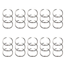 30er-Pack Buchbinderringe Büro Metall Loseblattring Schlüsselring-25Mm