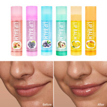 Fruit Flavor Lipstick / Lip Balm Set