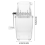 2L ijscrusher-scheerapparaat, draagbare handcrankmachine voor thuischips, handleiding A 7