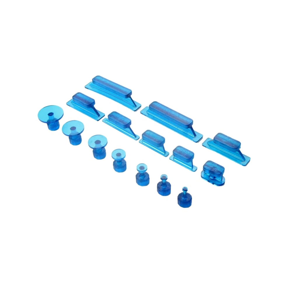 Kit De 15 Herramientas Para Reparar Abolladuras, Con Ventosa De PláStico Y Chapa MetáLica Para ReparacióN De AutomóViles.-image