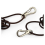 Mini Alloy Carabiner Clip Tiny Spring Snap Hook Carabiners for Backpack Keychains Accessories(Black) 6