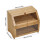 Living And Home 2-Tier Bamboo Bread Box for Kitchen Counter 6