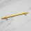 (160mm Handle) Brass Hexagon Cabinet Handle Brushed Gold 6