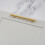 (160mm Handle) Brass Hexagon Cabinet Handle Brushed Gold 9