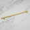 (320mm Handle) Brass Hexagon Cabinet Handle Brushed Gold 8