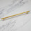 (320mm Handle) Brass Hexagon Cabinet Handle Brushed Gold 5