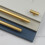 (320mm Handle) Brass Hexagon Cabinet Handle Brushed Gold 19
