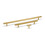 (320mm Handle) Brass Hexagon Cabinet Handle Brushed Gold 12