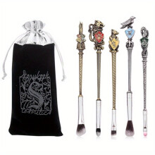 HP Wizard Wand Make -up Pinsel Metallabzeichen Griff Eyeliner Lidschattenbürste