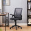 Height Adjustable Office Chair Ergonomic Mid-Back Computer Desk Chair 4