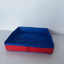 Grande Table De Sable Pliant Portable - Tissu Non Tissé Oxford Épais, Stockage Et Transport Faciles, Conception Carrée, Accessoire De Jeu De Plage