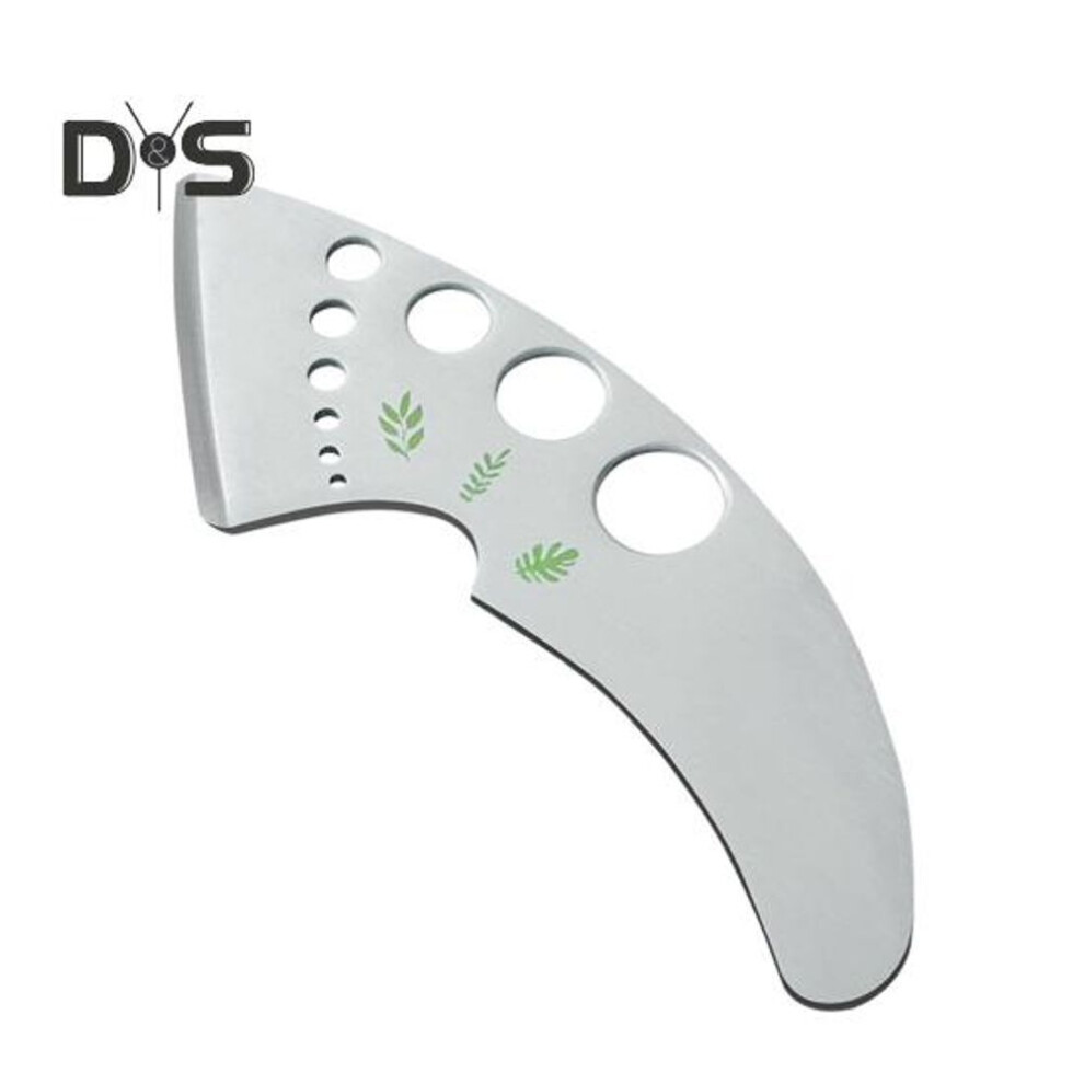 Herb Stripper With 9 Holes Ergonomic Design Corrosion-resistant Vegetable Leaf Stripping Tool Stem Remover Kitchen Gadget