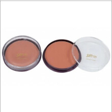 Saffron Creme Powder Compact Pressed Face Powder Make Up - Rome