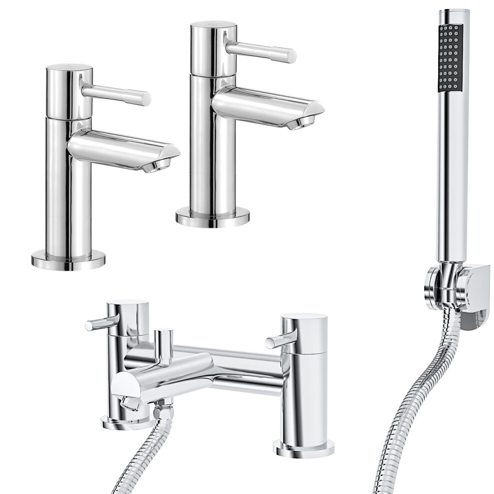 Remy Basin & Bath Shower Mixer Taps Chrome