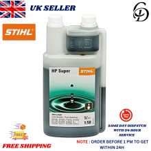 Stihl Genuine 0781 319 8054 HP Super 2-Stroke Oil 1 Ltr Metered
